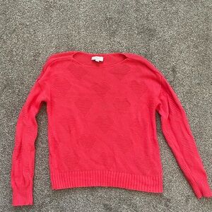 Loft Heart Knit Sweater size S
